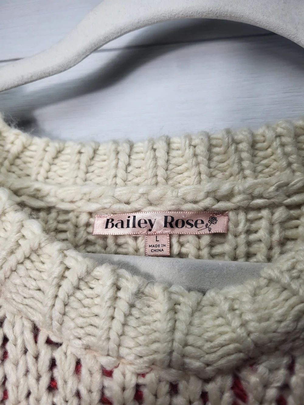 Bailey Rose Lobster Sweater Chunky Knit Nautical Cozy Fishermancore. - Picture 3 of 6